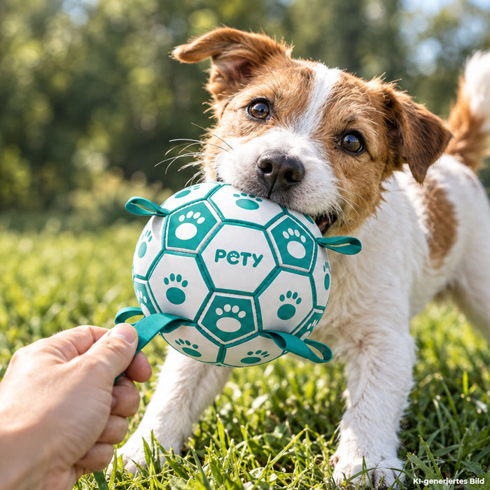PETY Spielball mit Schlaufen klein