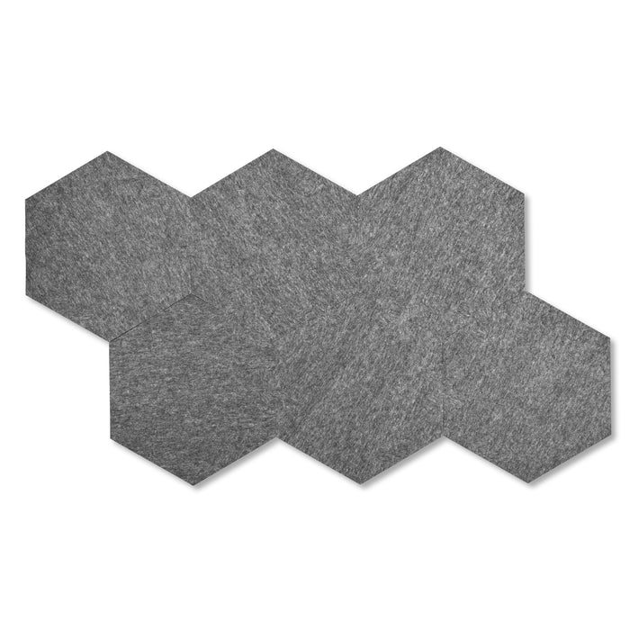 plotony Panneaux acoustiques Hexagon, 6 pièces